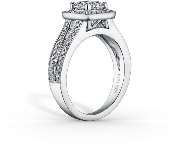 Kirk Kara Carmella K1200dc R U2013 Diamond Palace Engagement Ring Png Carmella Png