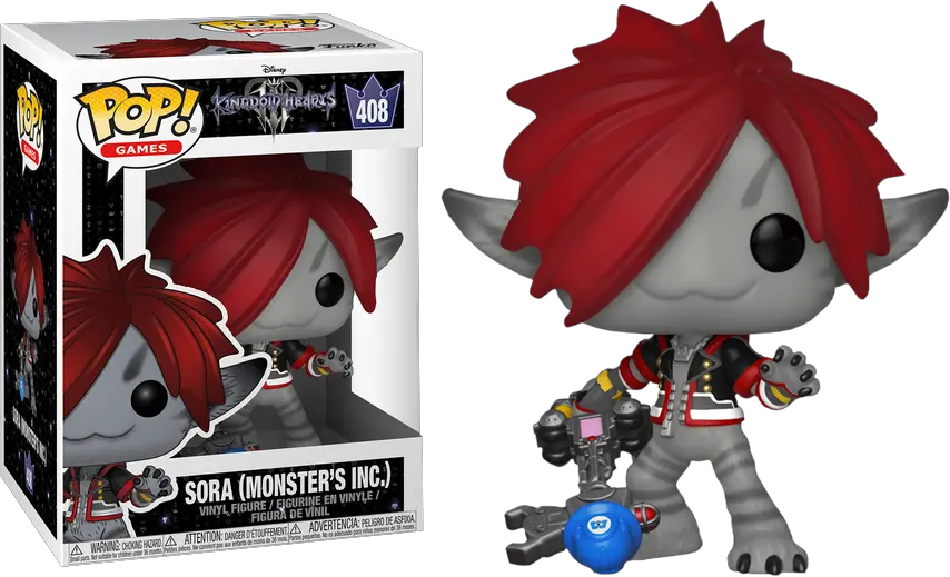 Sora Monsteru0027s Inc Kingdom Hearts 408 Damaged 710 Sora Monsters Inc Funko Png Kingdom Hearts Png