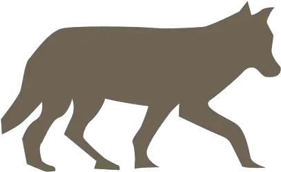 Transparent Png Svg Vector File Silueta De Lobo Caminando Wolf Outline Png