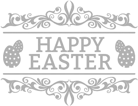 Transparent Png Svg Vector File Happy Easter Png Transparent Chalk Line Png