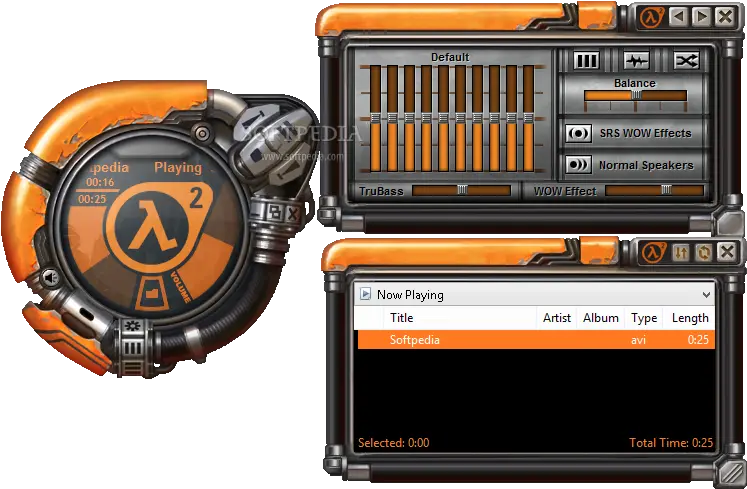 Download Half Life 2 Windows Media Player Skin Windows Media Player Skins Goo Png Half Life 2 Logo