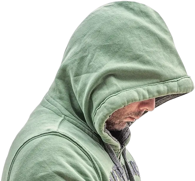 Isolatedtransparentmanhoodbeard Free Image From Man In Hoodie Png Beard Transparent