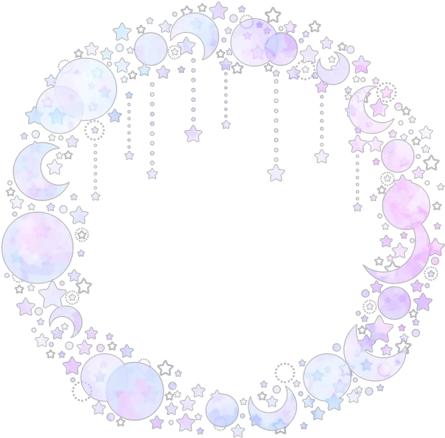 Moon Circle Of Moon And Stars Png Circle Of Stars Png