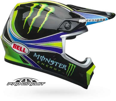 Monster Bike Helmet Bell Monster Energy Helmet Pro Circuit Png Icon Skeleton Skull Motorcycle Helmet