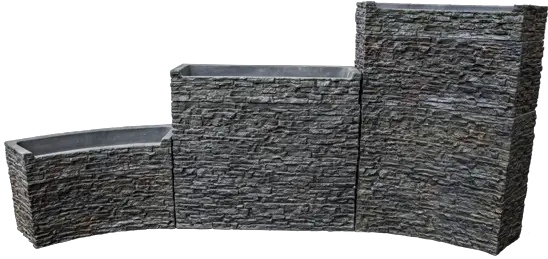 Stacked Slate Wall Aquascape Inc Aquascape Stacked Slate Wall Png Stone Wall Png