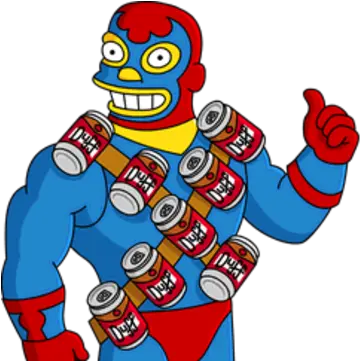 Mexican Duffman The Simpsons Tapped Out Wiki Fandom Mexican Duffman Png Mexican Banner Png