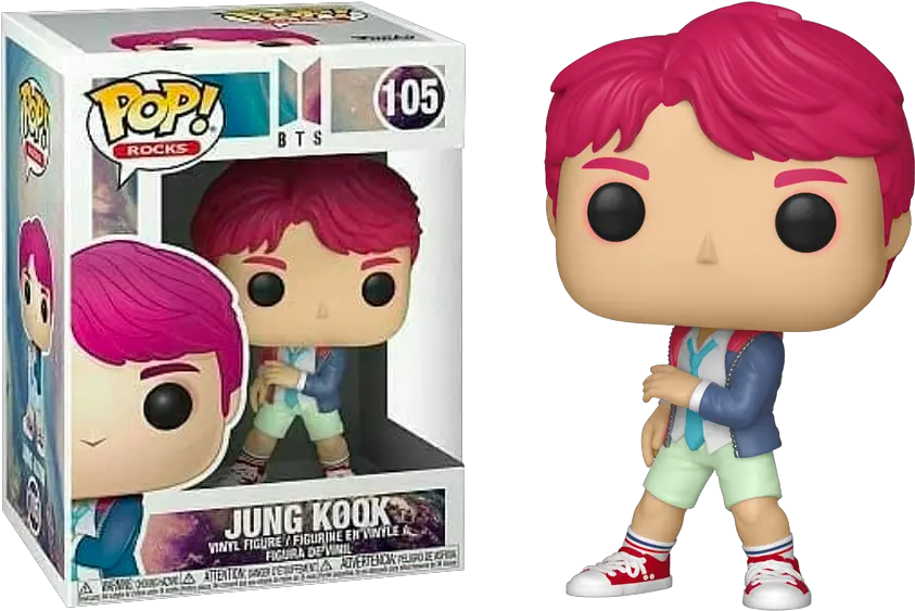 Rocks U2013 Bts Jungkook Funko Pop Vinyl Figure Jungkook Pop Vinyl Png Jungkook Png