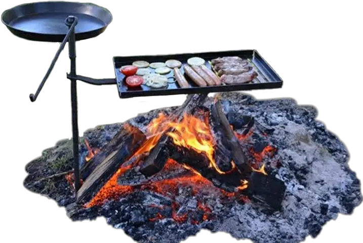 Campingbarbeque Food Fire Ashes Sticker Camp Fire Bbq Png Fire Ash Png