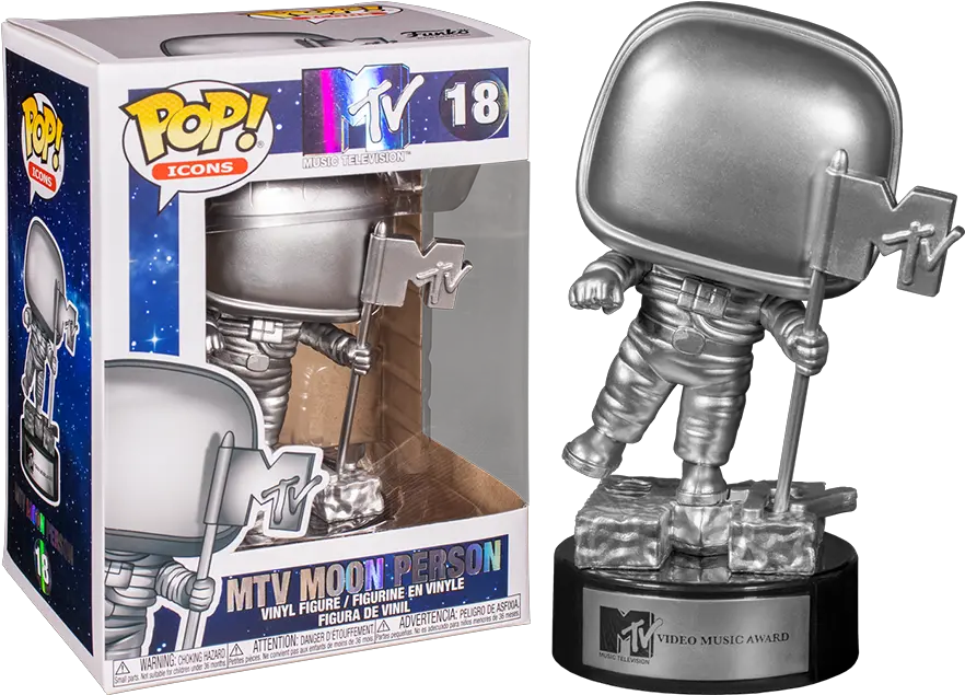 Pop Ads Icons Mtv Awards Moon Man Png Ad Icon Funko