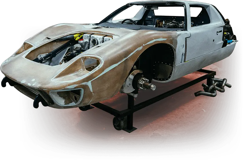 Rk Motors Gt40 P1046 Ford Gt40 Mk2 Chassis Png Corvette Rebuilding An Icon