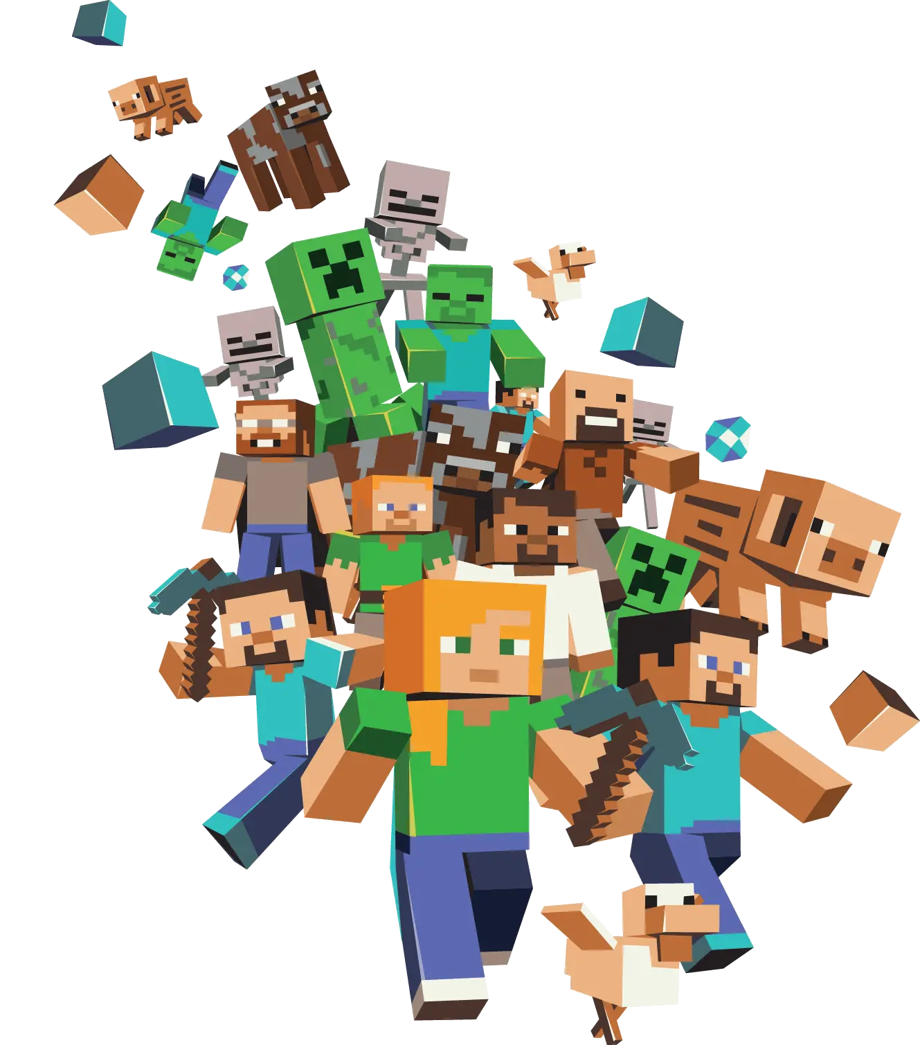 Etiqueta Escolar Minecraft Png