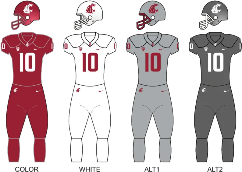 Washington State Cougars Football Wikipedia Iowa Football Uniforms Png Dee Football Icon