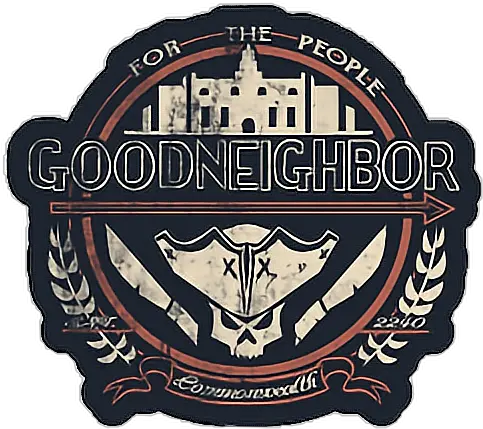 Fallout Fallout4 Fallout3 Sticker Goodneighbor Flag Png Fallout 3 Logo