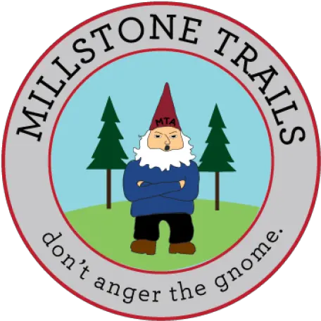 Cropped Gnomecirclemedpng U2013 Millstone Trails Association Cartoon Gnome Png