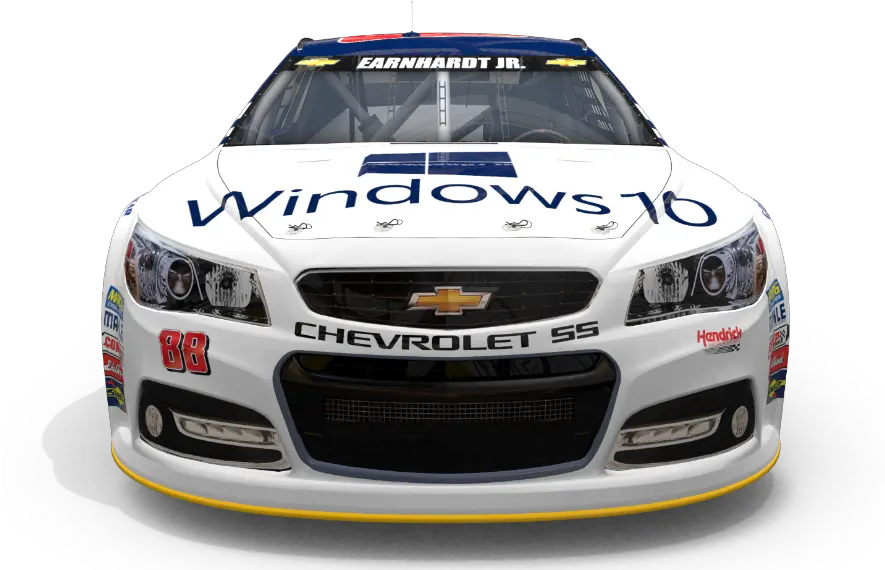 Nascar And Hendrick Motorsports Accelerating Microsoft Nascar Car From The Front Png Nascar Icon