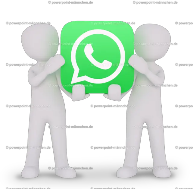 Two Man Presenting The Whatsapp Logo Powerpoint Männchen Sharing Png Whatsapp 3d Icon