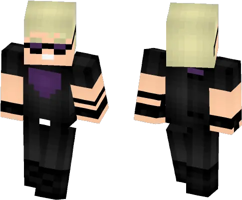 Download Hawkeye Comics Detroit Become Human Minecraft Minecraft Skin Black Suit Png Detroit Become Human Transparent