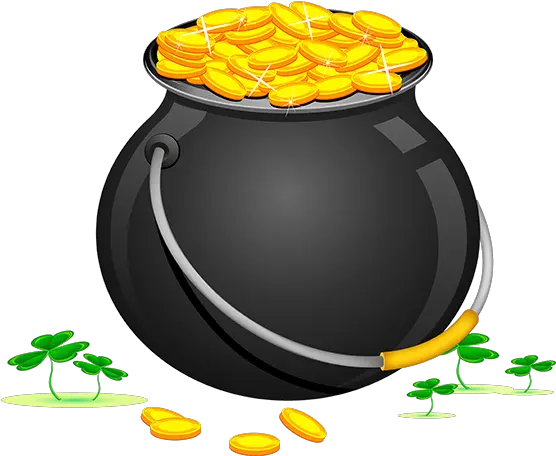 Download Cauldron Vector Leprechaun Jpg Transparent Library St Day Pot Of Gold Transparent Png Leprechaun Transparent