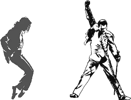 Michael Jackson Amp Freddie Mercury Freddie Mercury Png Freddie Mercury Png