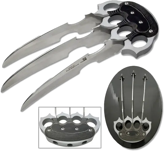 Wolverine Claw Dagger Fighting Claws Png Wolverine Claws Png