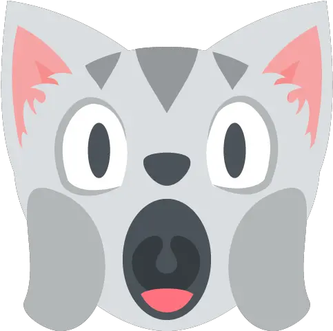 Weary Cat Face Gray Cat Emoji Png Cat Emoji Png