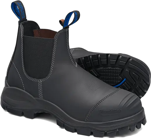 Menu0027s Or Womenu0027s Black Leather Ankle High Work And Safety Blundstone 990 Png Boot Png