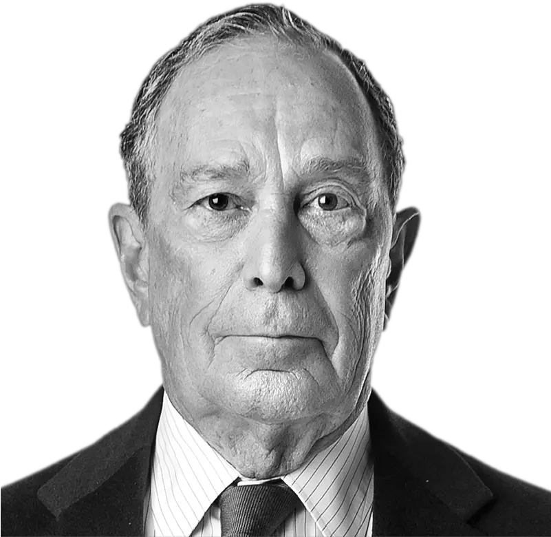 2020 Democrats The New York Times Michael Bloomberg Black And White Png Obama Transparent Background