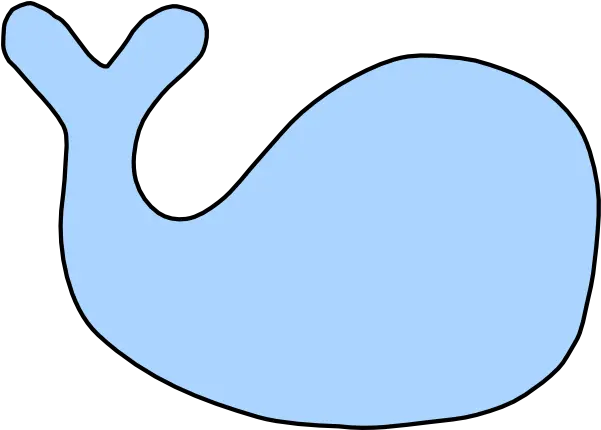 Blue Whale Outline Clip Art Vector Clip Art Png Whale Clipart Png