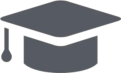 Academic Hat Png Hd Mart Education Icon Png Gray Graduation Hat Png