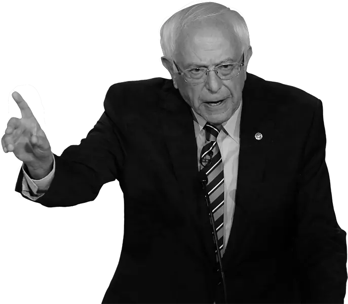 Where The 2020 Democratic Candidates Stand Gentleman Png Bernie Sanders Transparent Background