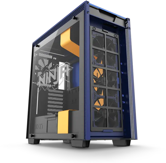 Nzxt Gaming Pc Products And Services Ninja Nzxt Case Png Ninja Twitch Logo