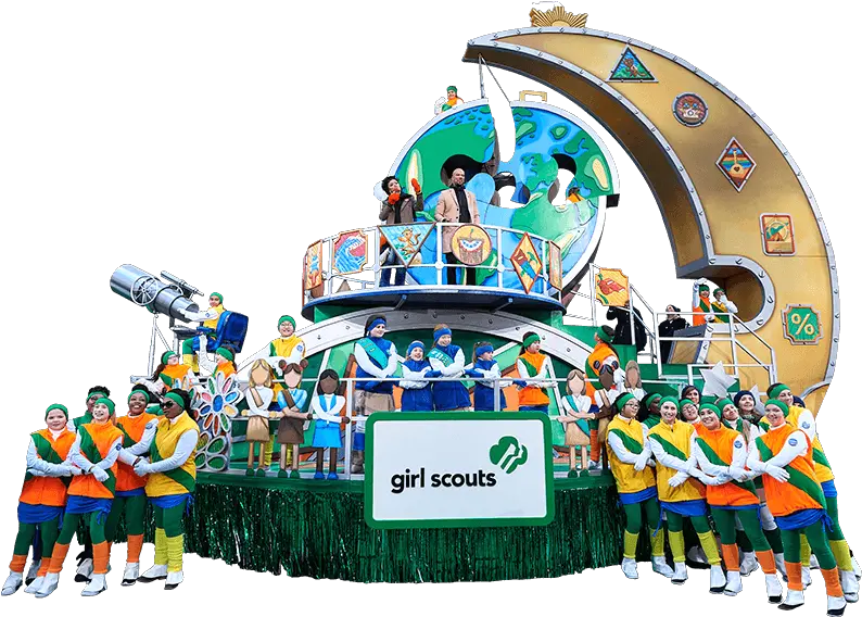 Girl Scouts Of Usa Girl Scout Macy Parade 2020 Png Girl Scout Png