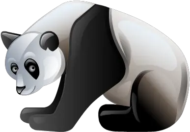 Panda Simple Png Transparent Background Free Download Animal Icons Panda Transparent Background