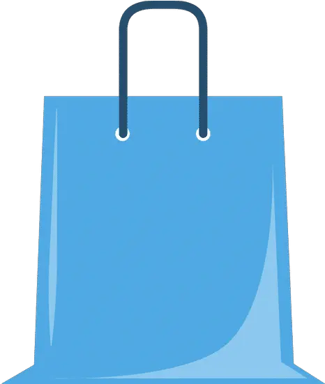 Shopping Bag Plastic Flat Icon Blue Solid Png Shopping Bag Icon Flat