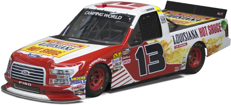 Louisiana Hot Sauce Spices Up The Nascar Camping World Truck 13 Ford Truck Camping World Png Nascar Png