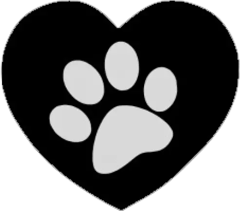 Cat Png Download Heart With A Paw Print Paw Prints Png