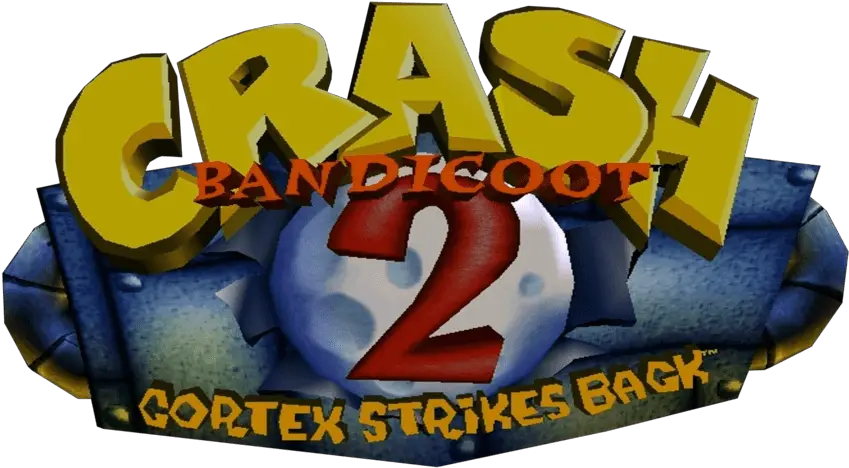 Crash Bandicoot 2 Mini Review The Video Game Almanac Crash Bandicoot 2 Cortex Strikes Back Logo Png Crash Bandicoot Png