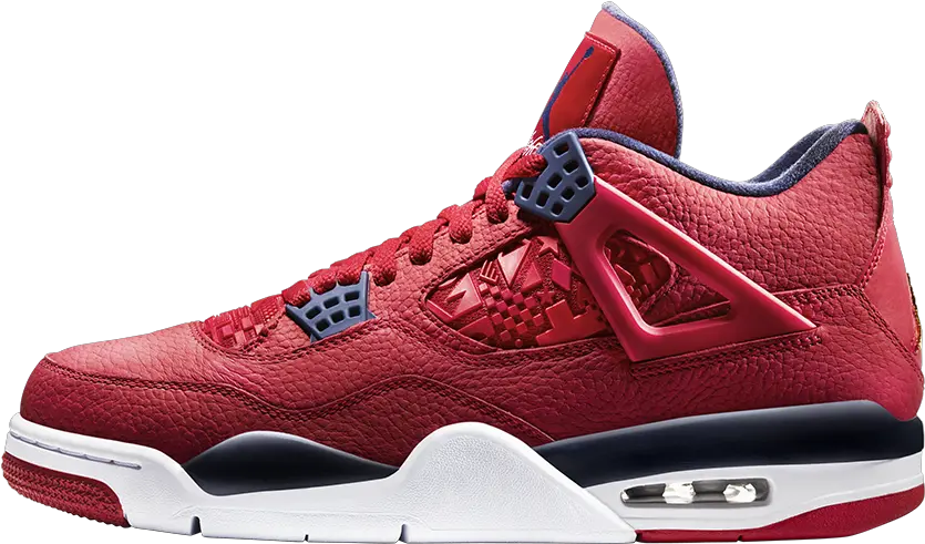 Download Air Jordan Iv Retro Gym Red Red Jordan 4 Retro Png Air Jordan Logo Png