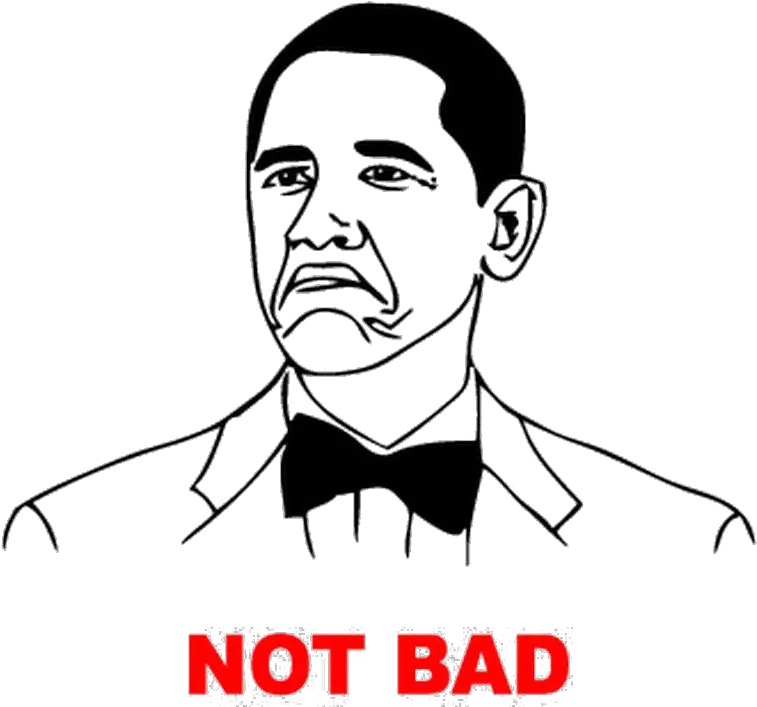 Not Bad Obama Face Png Photos Mart Not Bad Obama Transparent Obama Transparent