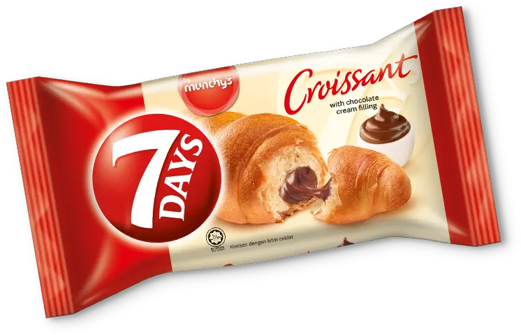 No1 Croissantu003cbru003ein 7 Days Croissant Malaysia Full Size 7 Days Chocolate Croissant Png Croissant Transparent Background