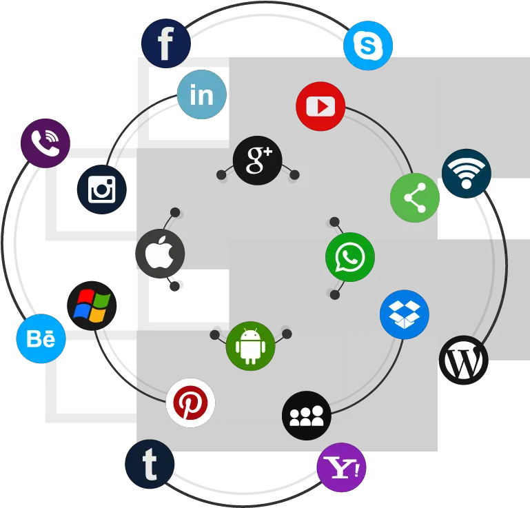 Free Png Social Media Icons Png Marketing Digital Vetor Social Media Marketing Png