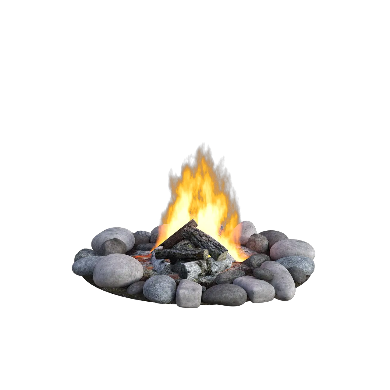 Campfire Smoke Camping Campfire With Smoke Png Fire Ash Png