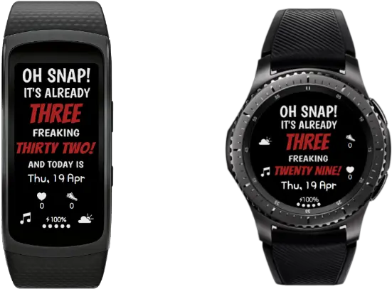 Funny Profanity Watchface U2013 Kemas Dimas Watch Strap Png Watch Face Png