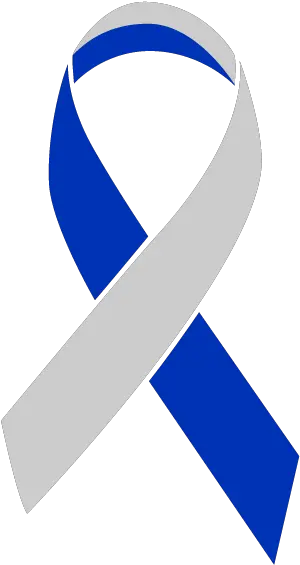 Cancer Ribbon Colors Blue And White Cancer Ribbon Png Cancer Ribbon Logo