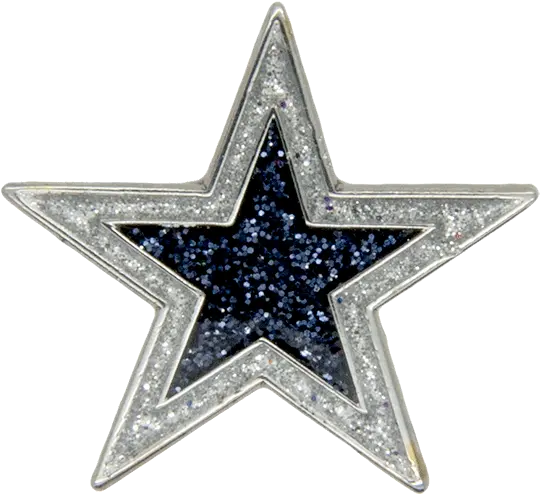 Star Pin Silverblue Glitter Godertme Airbrushed Vi Flags Png Glitter Star Png