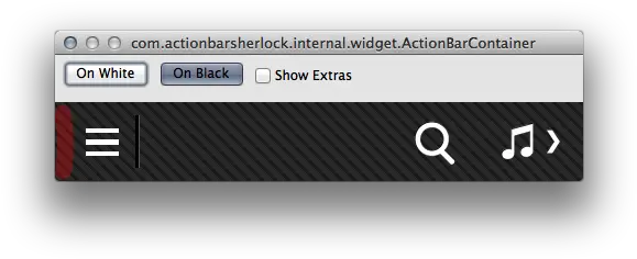 Left Side Of The Action Bar Horizontal Png Action Bar Icon