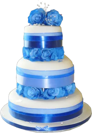 Download Blue Rose Wedding Cake Cake In Blue Png Full Blue Cake Png Wedding Cake Png