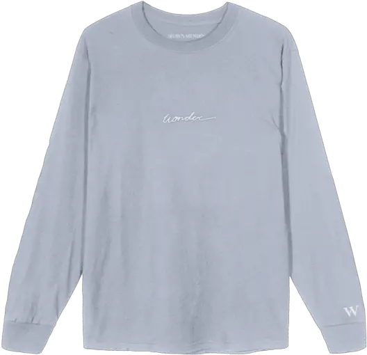 Wonder Script T Wonder Hoodie Shawn Mendes Png Shirt Transparent