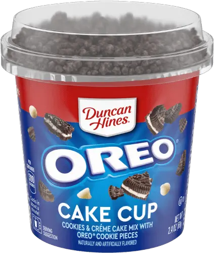 Oreo Cookies U0026 Cream Cake Cup Duncan Hines Oreo Png Oreo Transparent