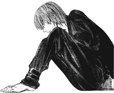 Download Hd Transparent Light Yagami Sketch Png Light Yagami Png